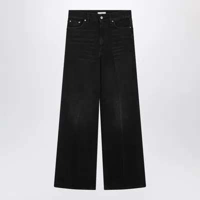 Totême Toteme Black Faded Effect Jeans In Organic Cotton