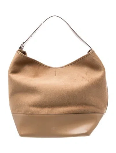 Pre-owned Totême Felt Tote In Brown