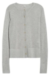 Totême Toteme Crewneck Cardigan In Gray