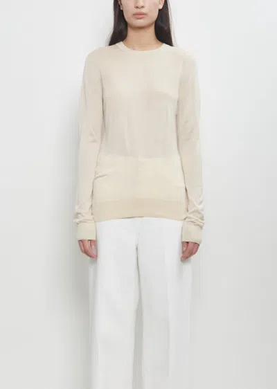 Totême Fine Silk Crew-neck Knit
