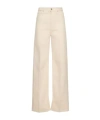Totême Five-pocket Jeans In White