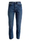 Totême Five-pocket Logo-patch Jeans In Blue