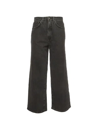 Pre-owned Totême Five-pocket Flared Jeans In Gray