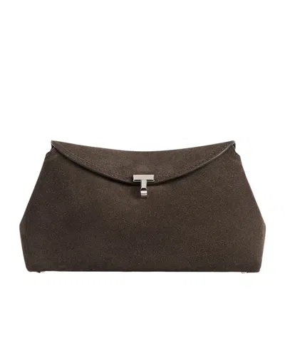 Totême Flap Shoulder Bag In Brown