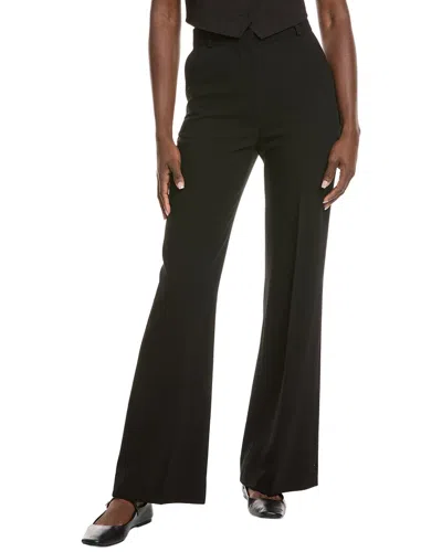 TOTÊME TOTEME FLARED CREPE EVENING WOOL-BLEND PANT