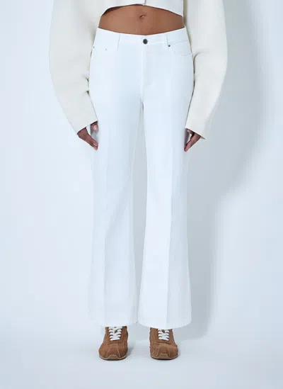 Totême Flared Denim Trousers In Multi