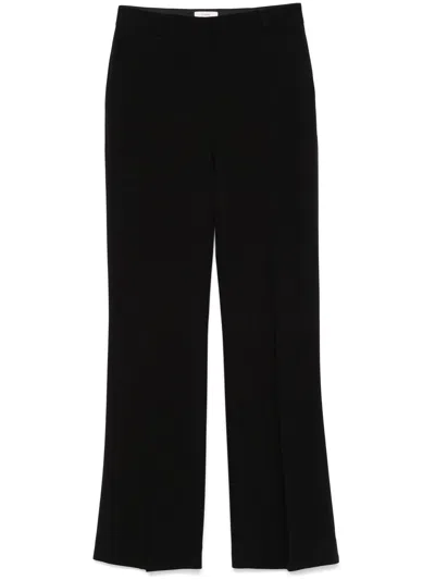 Totême Toteme Flared Evening Trousers In Black