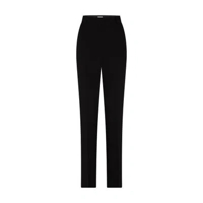 Totême Flared Evening Trousers In Black