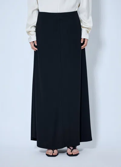 Totême Flared Jersey Skirt In Black