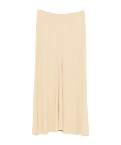 Totême Flared Maxi Skirt In Neutral