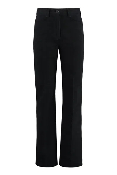 Totême Toteme Flared Trousers In Black