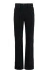 Totême Toteme Flared Trousers In Black