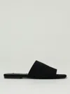Totême Satin Bandeau Slides In Black