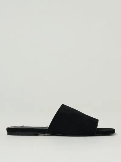 TOTÊME FLAT SANDALS TOTEME WOMAN COLOR BLACK,H18037002