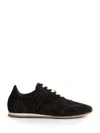 Totême Toteme Flex Quilted Suede Sneakers In Brown