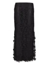 Totême Toteme Guipure Lace Skirt Clothing In Black