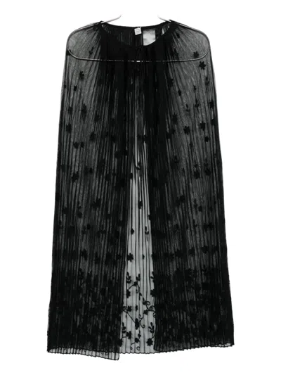 Totême Floral Tulle Cape