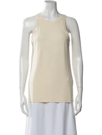 Pre-owned Totême Fluid Crew Neck Top W/ Tags In Neutral