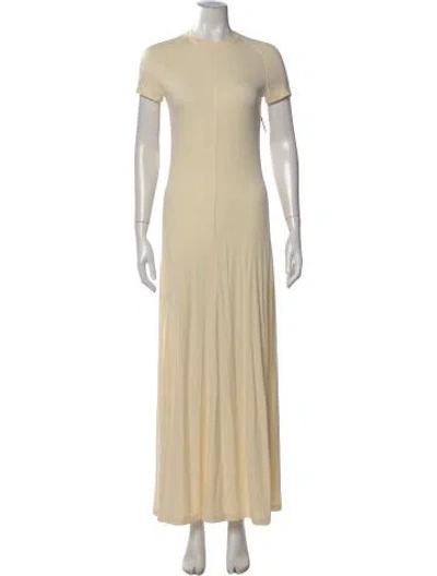 Pre-owned Totême Fluid Jersey Dress Long Dress W/ Tags In Neutral