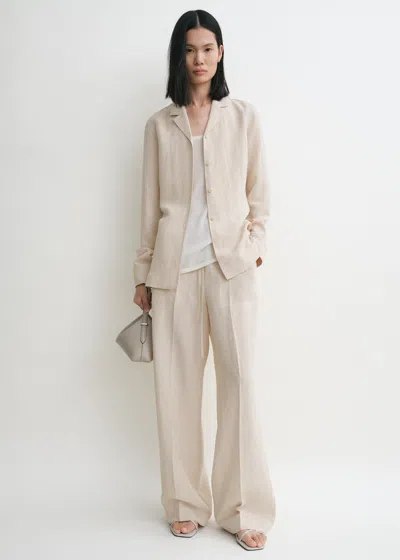Totême Fluid Shirt Oyster In Neutral