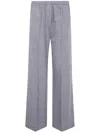 Totême Toteme "fluid Winter" Trousers In Gray