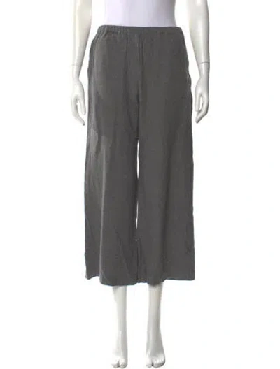 Pre-owned Totême Fluid Winter Trousers Wide Leg Pants In Gray