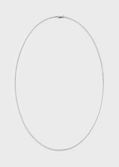 Totême Forzatina Necklace 18kt White Gold In Silver