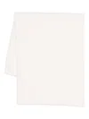 Totême Frayed -trim Classic Scarf In White
