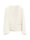 Totême Fluid Wool-blend Jacket In White