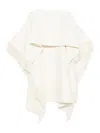 Totême Toteme Fringed Wool-blend Poncho