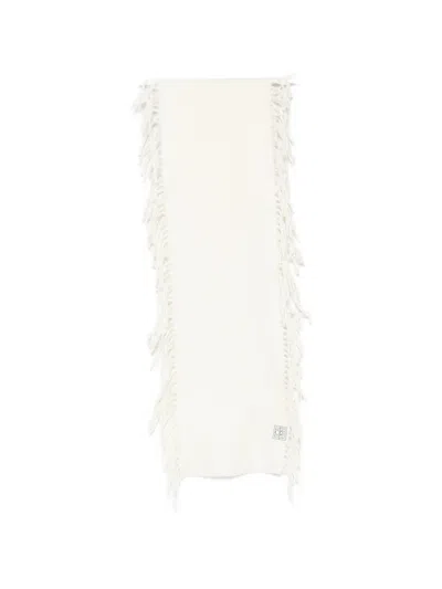 Totême Fringed-edges Scarf In Neutral