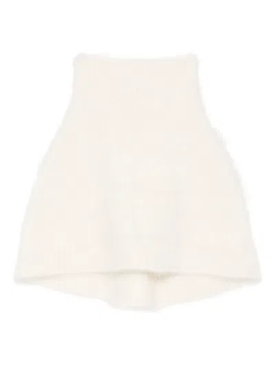 Totême Funnel Alpaca-blend Neck Warmer In White