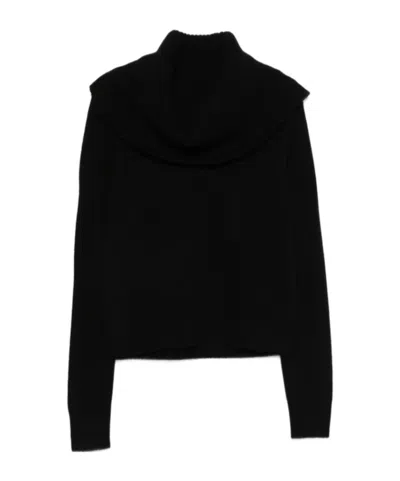 Totême Funnel Sweater In Black