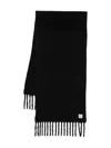 Totême Fuzzy Scarf In Black