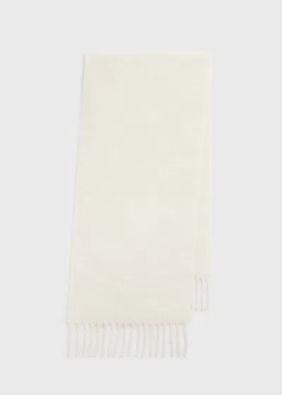 Totême Fuzzy Scarf Off-white