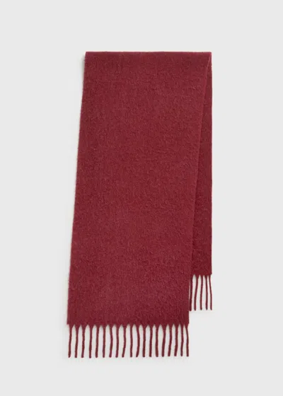 TOTÊME FUZZY SCARF RED