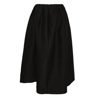 Totême Gathered Evening Skirt In Black