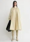 Totême Gathered Parachute Coat Ecru In Neutral