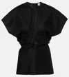 缩褶上衣