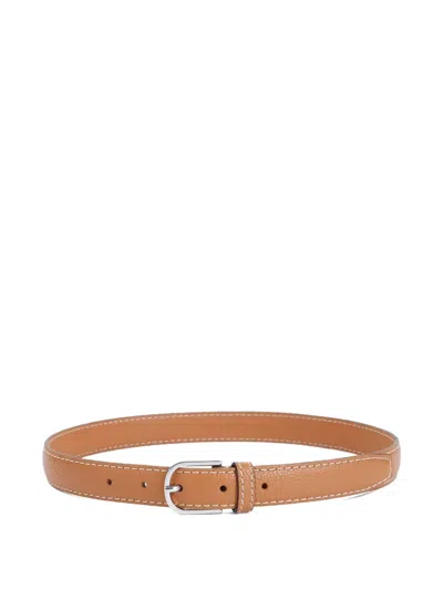 TOTÊME GRAINED-LEATHER BELT