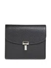Totême Grained-leather Wallet In Black