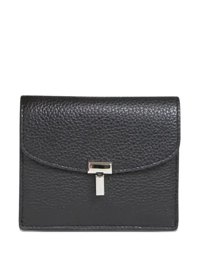 Totême Grained-leather Wallet In Black