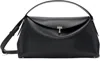 Totême Gray T-lock Leather Top Handle Bag In Shark 026