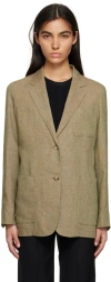 Totême Single-breasted Blazer In 637 Granite Melange