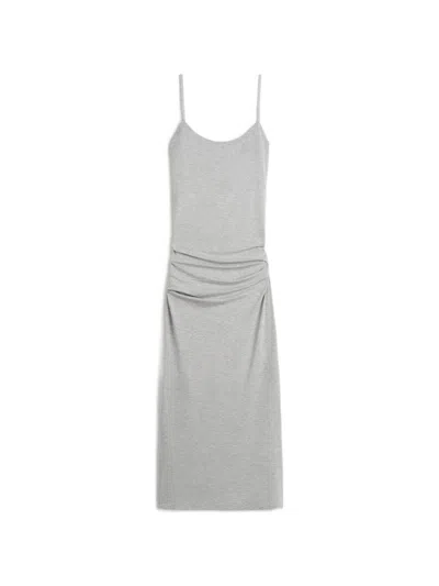 Totême Toteme Pre Draped Slip Dress In Gray
