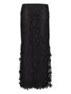Totême Guipure-lace Skirt In Black