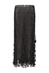 Totême Toteme Guipure Lace Skirt Clothing In Black