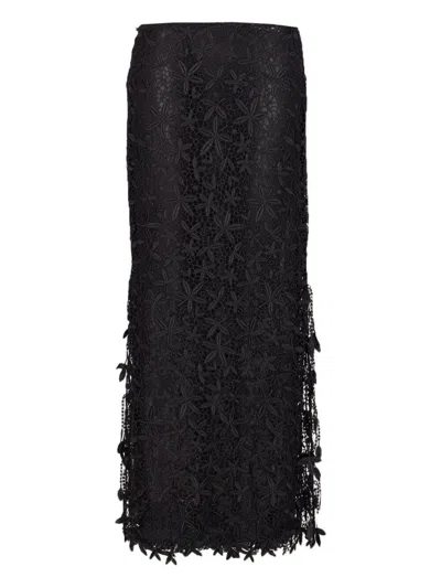 TOTÊME TOTEME "GUIPURE" LACE SKIRT CLOTHING