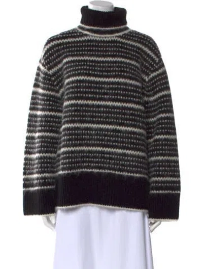 Pre-owned Totême Heritage Wool Sweater In Black