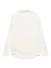 Totême High-neck Blouse In Neutral
